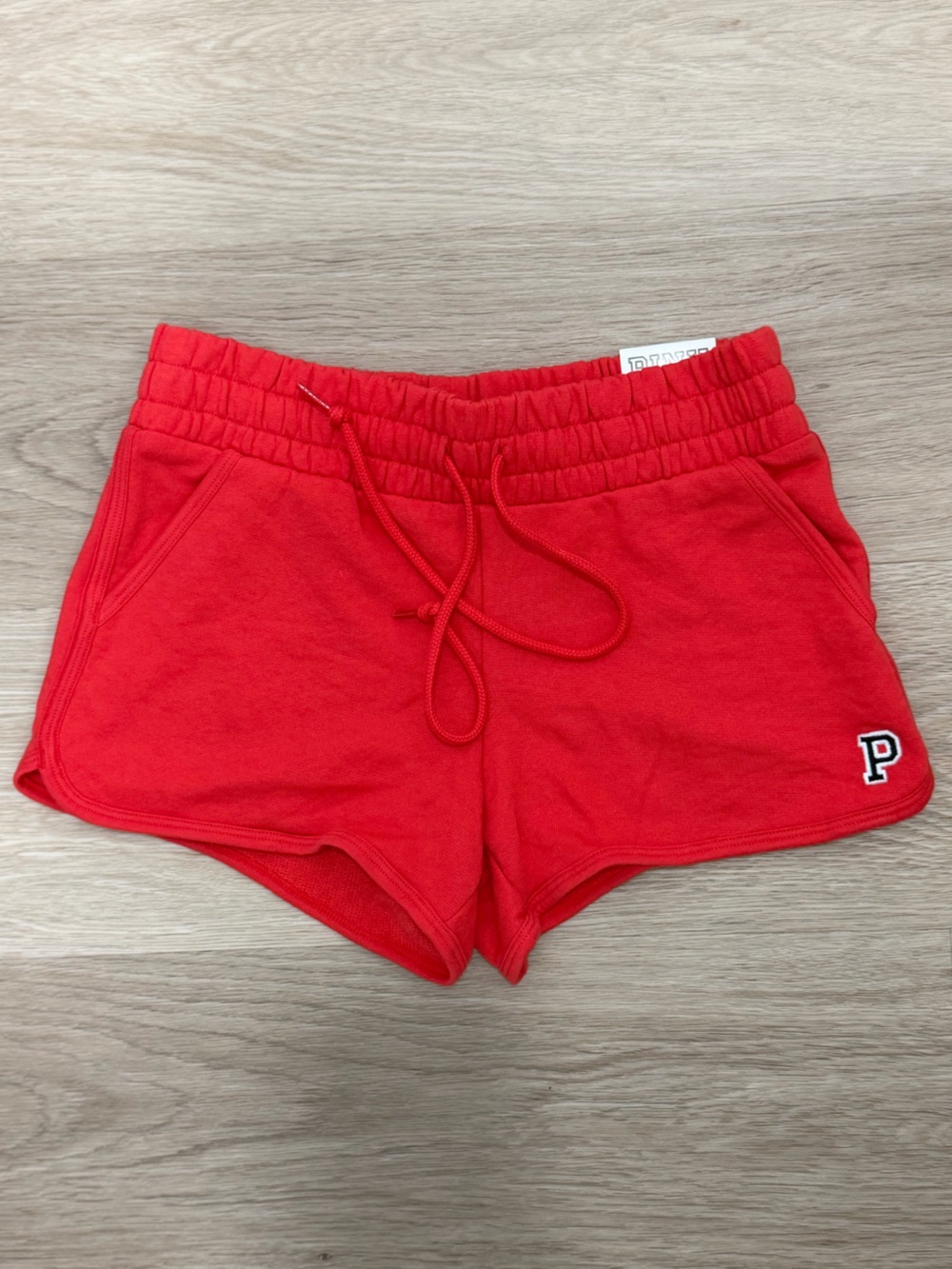 Victoria's Secret Red Drawstring Athletic Shorts